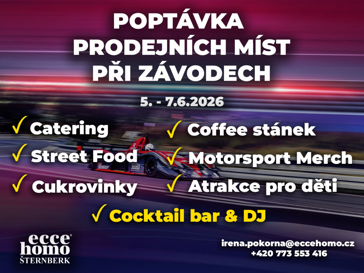 Poptávka prodejních míst při závodech